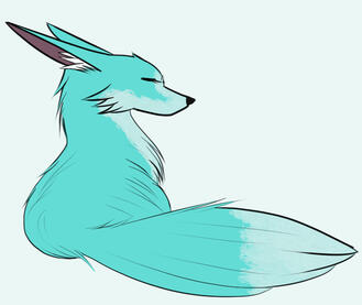 Fox drawing